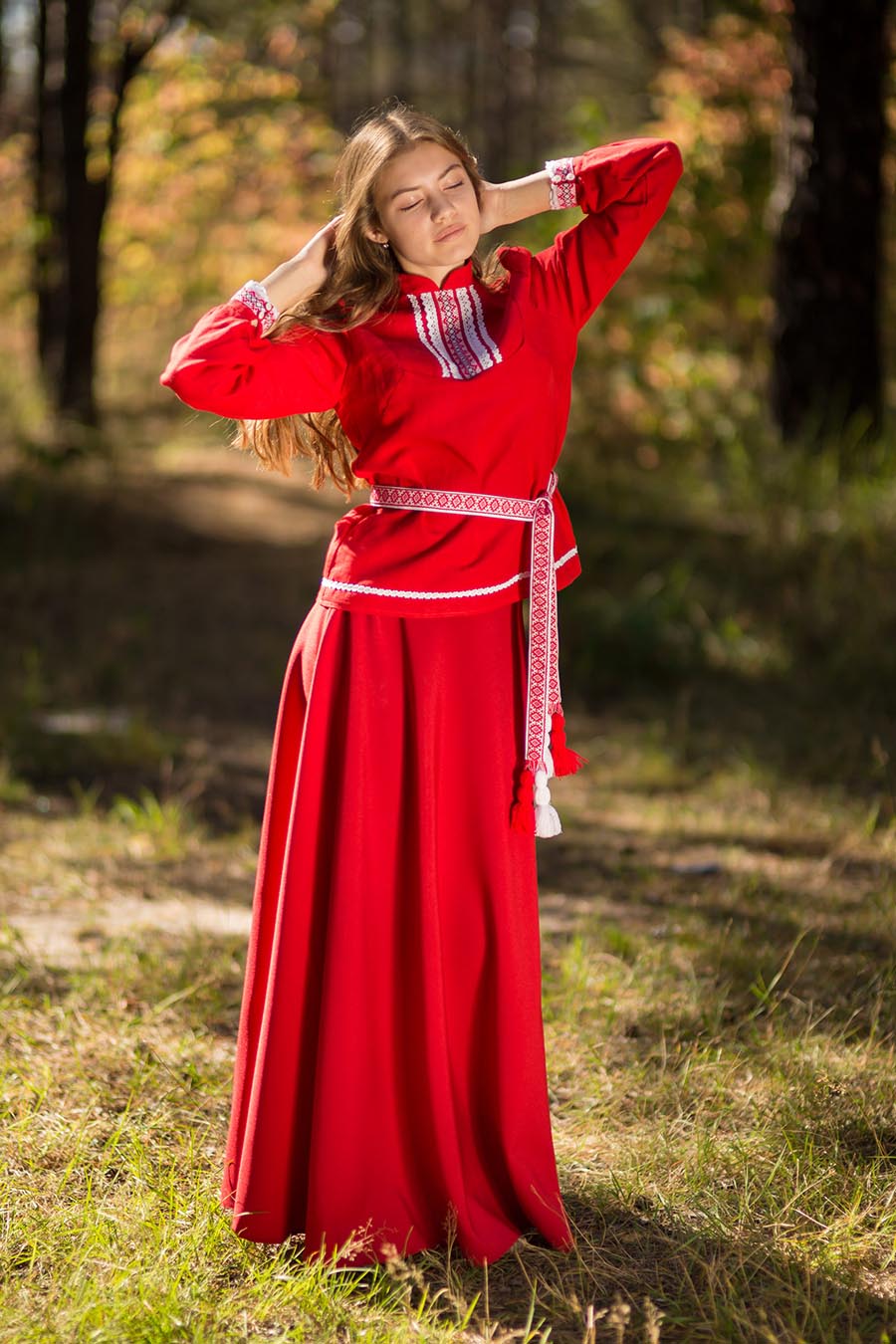 Underwear Women in Slavic costumes in Zoucheng
